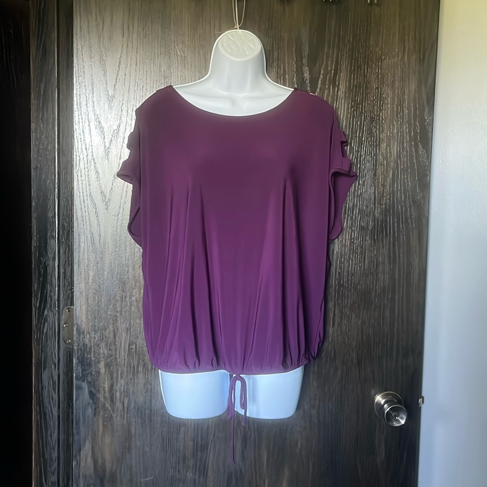 Flowy purple blouse, XL by Perseption